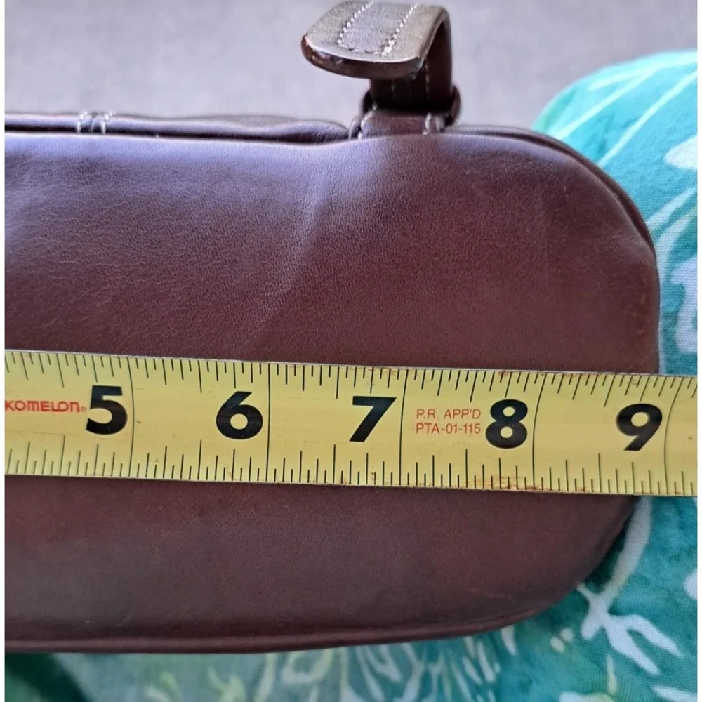 Tignanello Women's Leather Brown Small Backpack Adjustable Straps Zipped Pockets